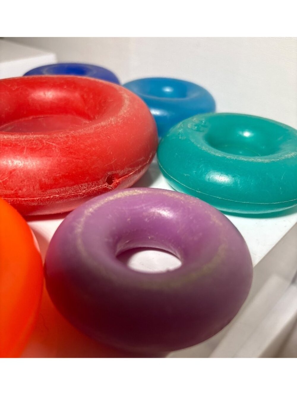 Vintage Fisher Price Creative Shape Sorting Blocks & Stacking Rings READ - Picture 15 of 15